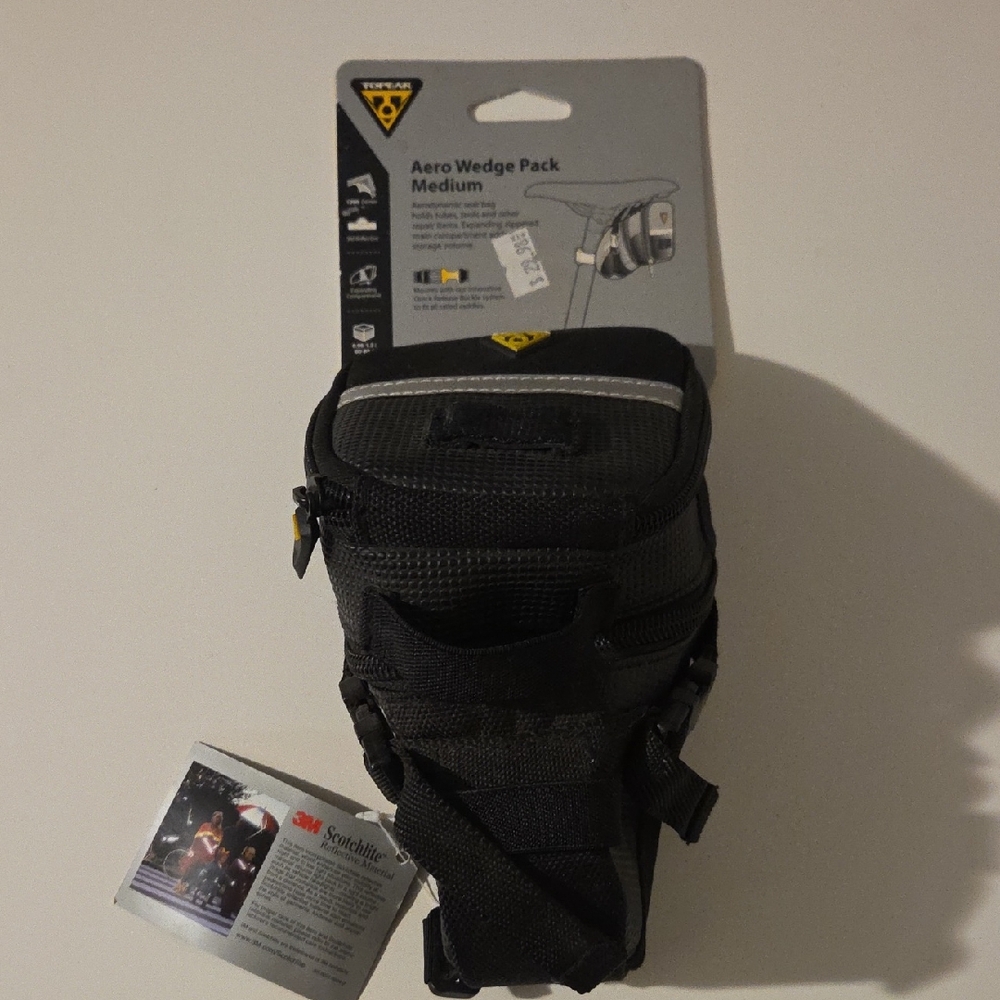 Aero Wedge Pack Medium - Black Mini Saddle Bag